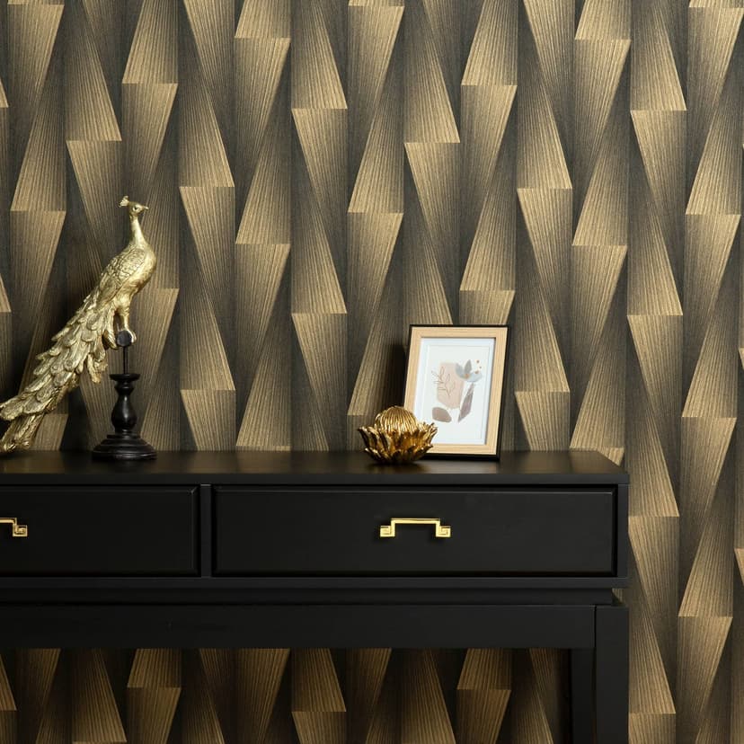 Guido Maria Kretschmer Carta da parati grafica Shift Fashion for Walls 5 nero