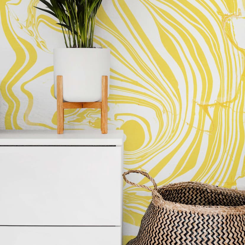 Fotomurale Impressioni di colore giallo