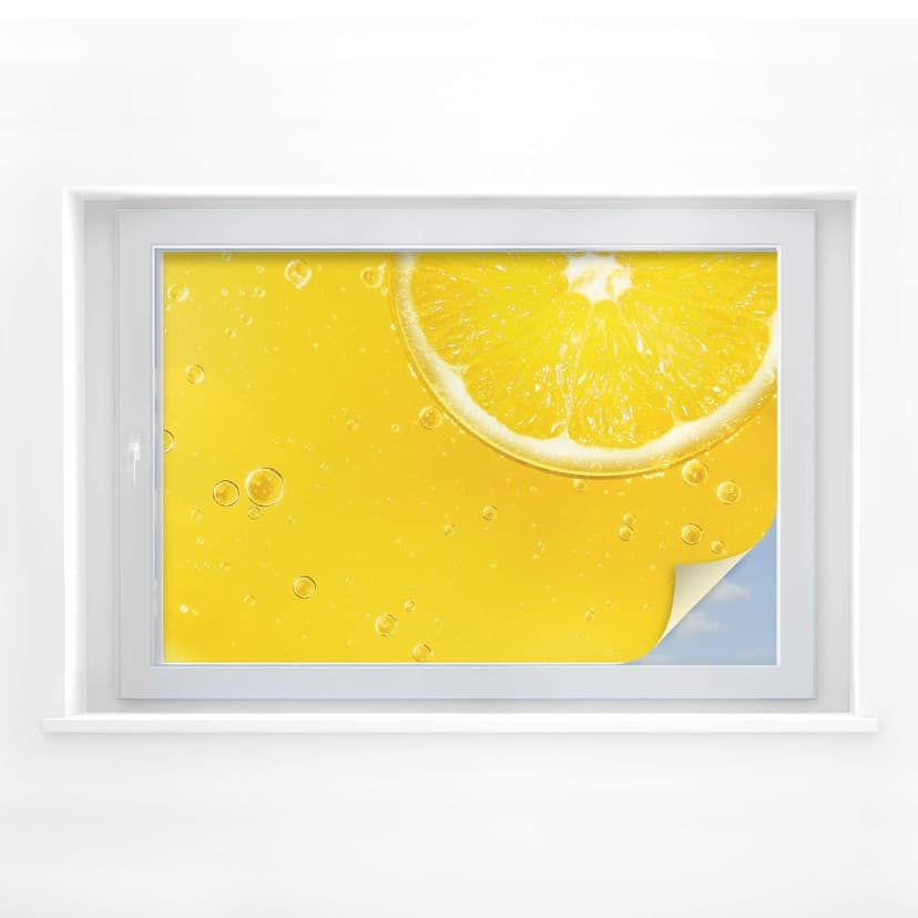 Pellicola adesiva per vetri - Succo di limone
