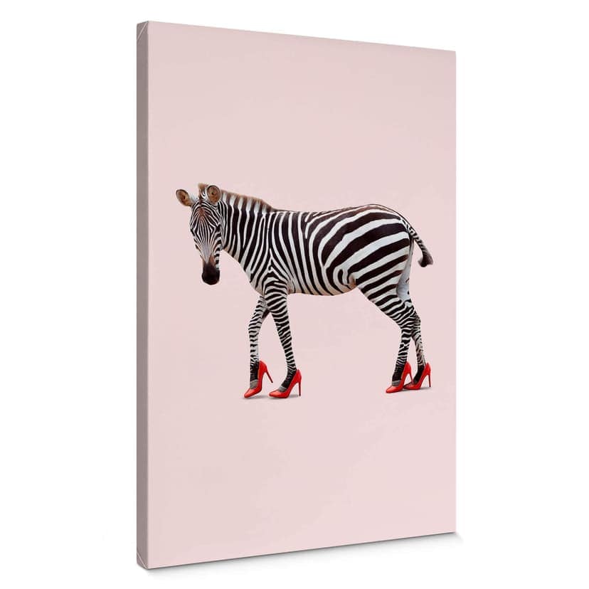 Stampa su tela Loose - Zebra Heels