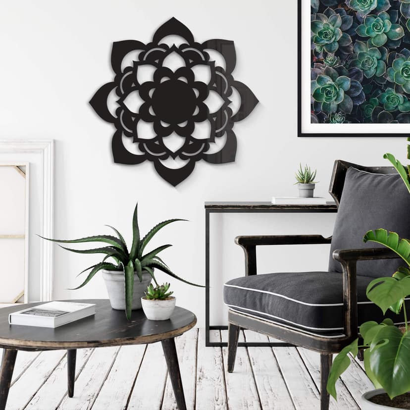 Decoro in acrilico - Mandala Lotus