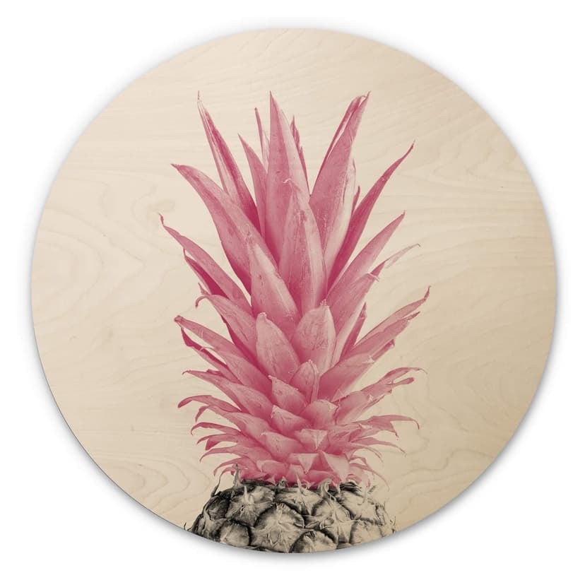 Stampa su legno 1X Studio - Pink Pineapple