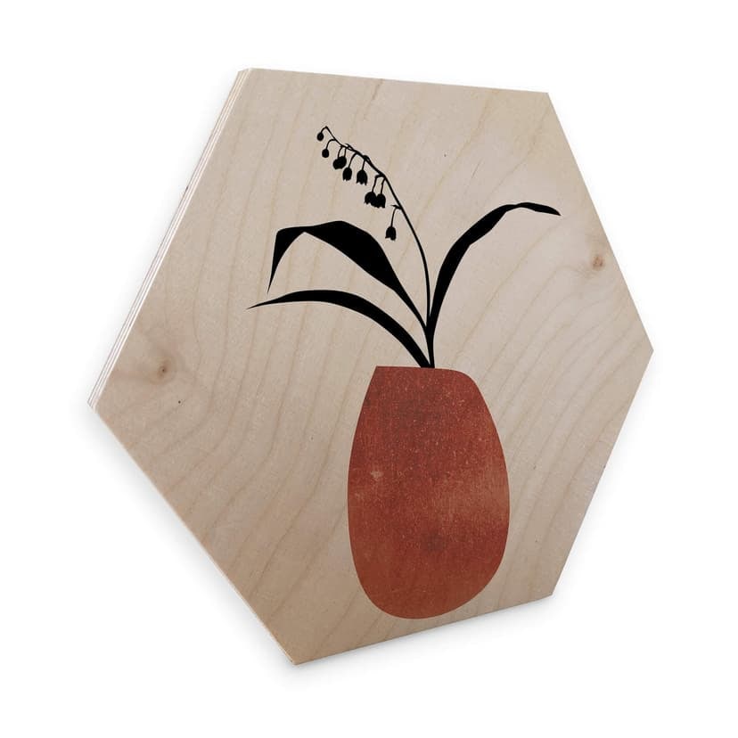 Esagoni in legno Kubistika - Vaso