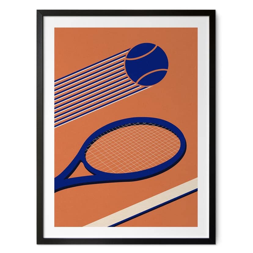 Poster Retro Tennis - Feist
