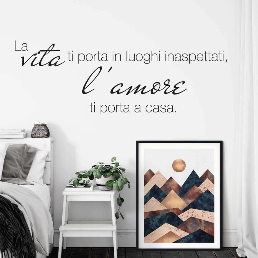 Adesivo murale - La vita ti porta