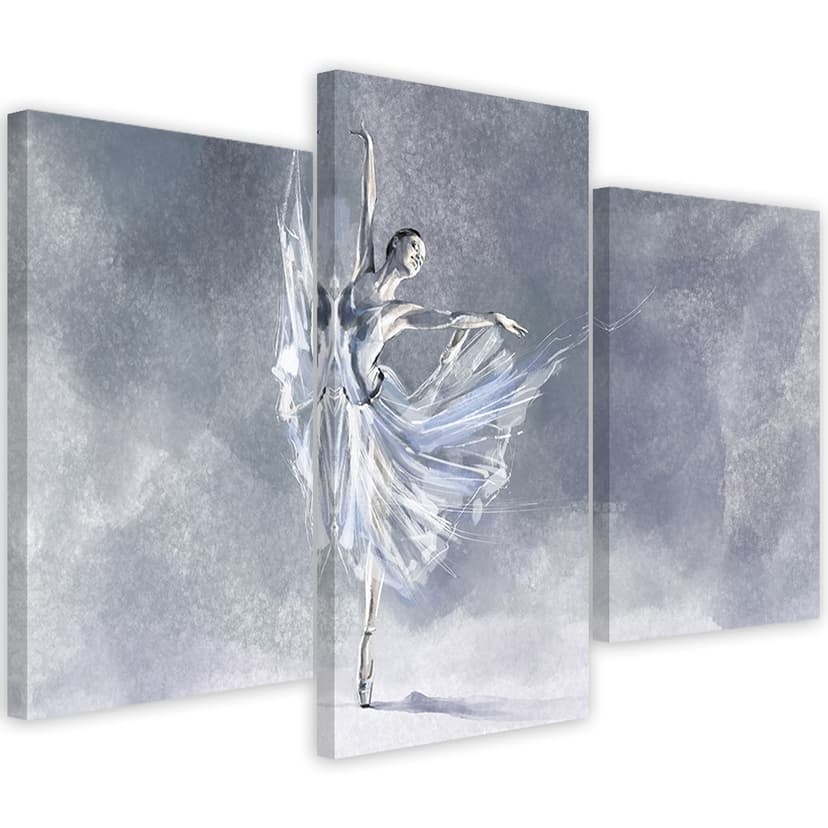 Stampa su tela 3 parti, Ballerina Pirouet