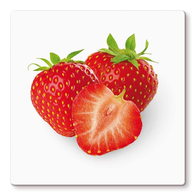 Stampa su vetro - Fragole