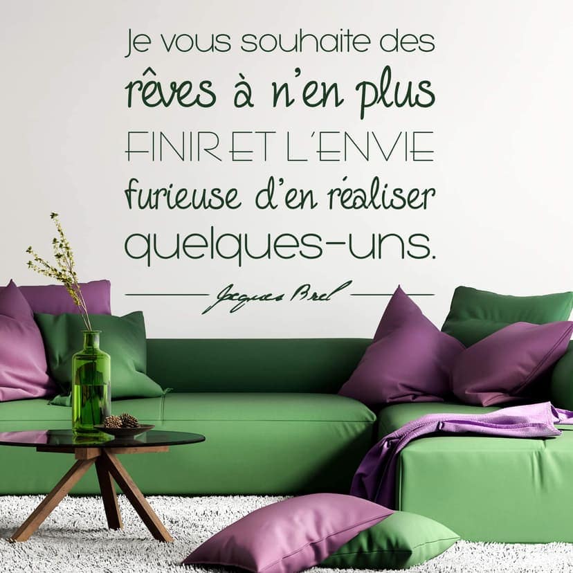 Adesivo murale - Je vous Souhaite...