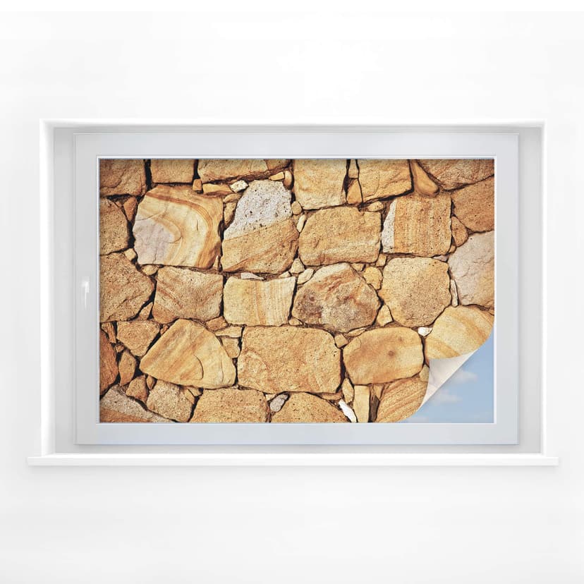 Pellicola adesiva per vetri - muro 03