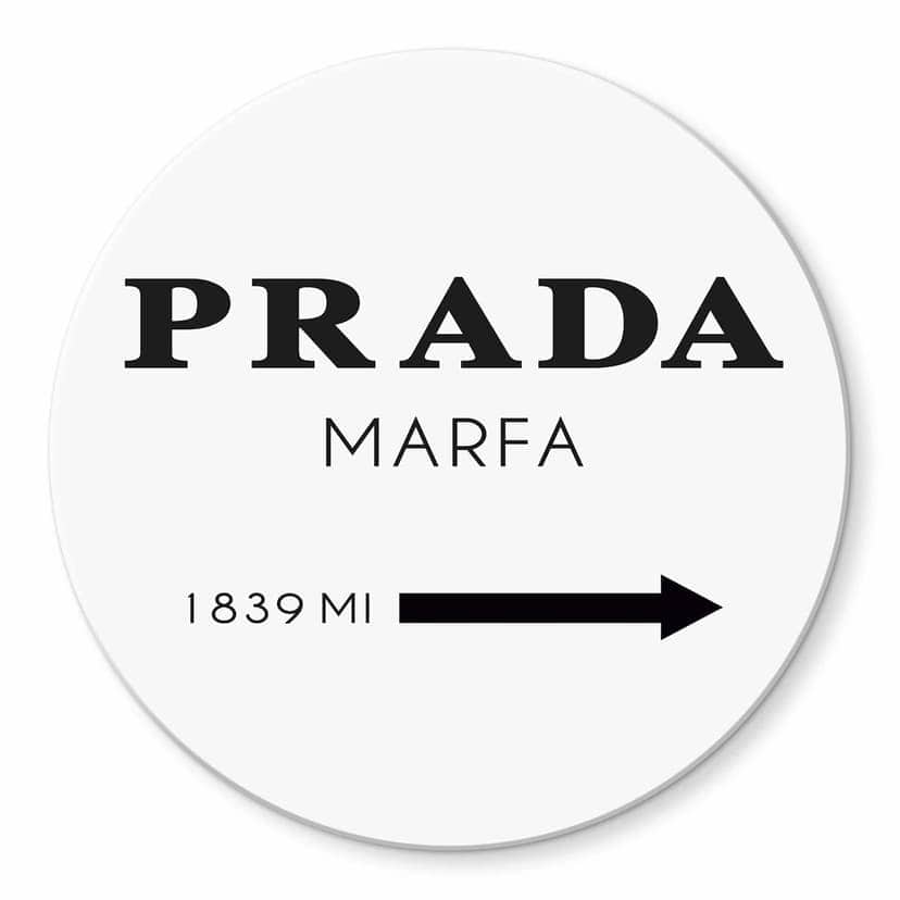 Stampa vetro - Prada Marfa