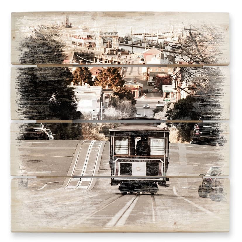 Stampa su legno - Filobus