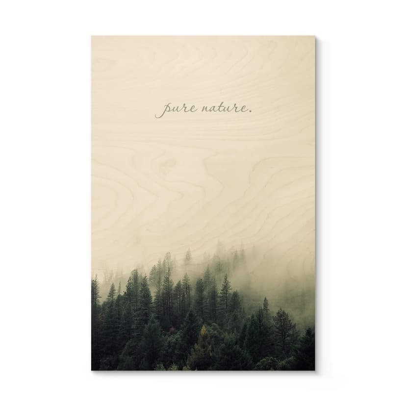 Stampa su legno - Pure Nature