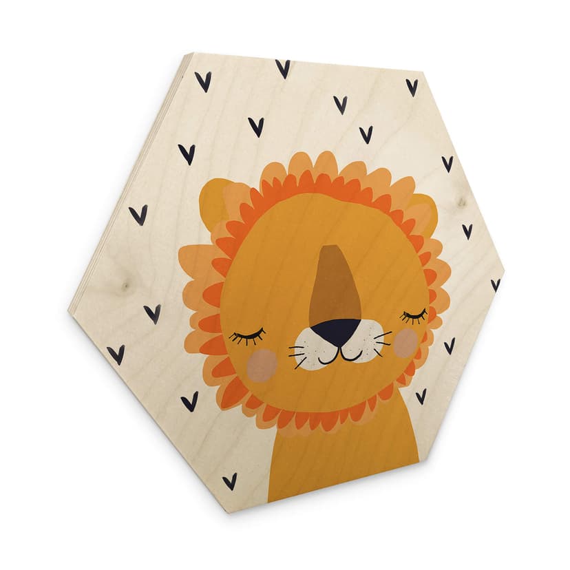 Esagono in legno Treechild - Little Lion