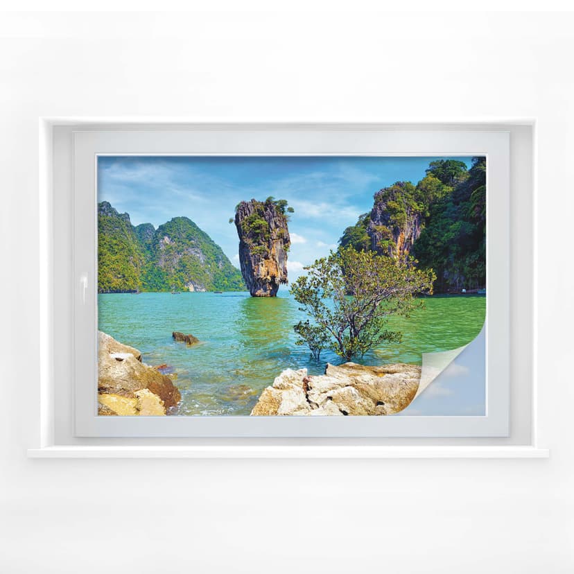 Pellicola adesiva per vetri - isola Khao Ta-Pu