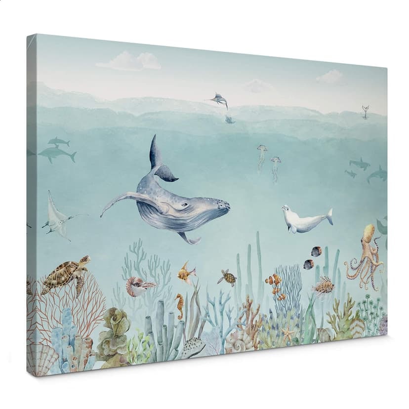 Stampa su tela Kikki Belle - Sott'acqua