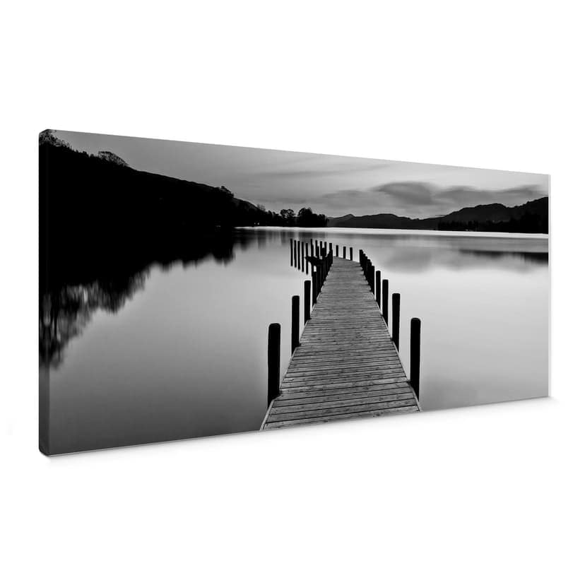 Panorama sul lago – Bianco e nero
