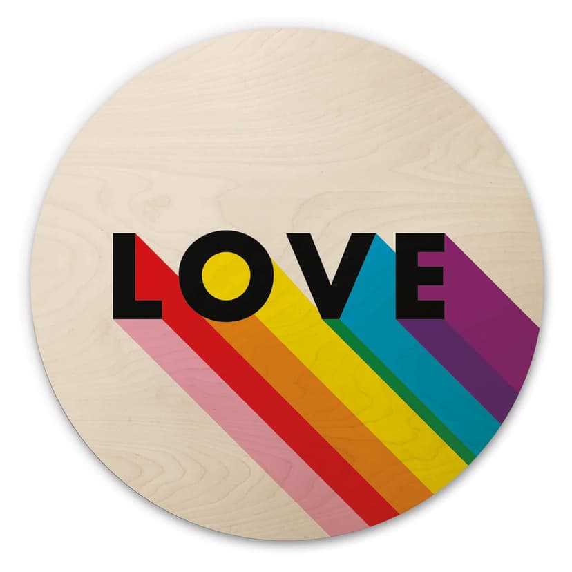 Stampa su legno LGBTQIA