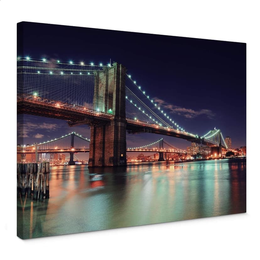 Il ponte di Manhattan di notte 2