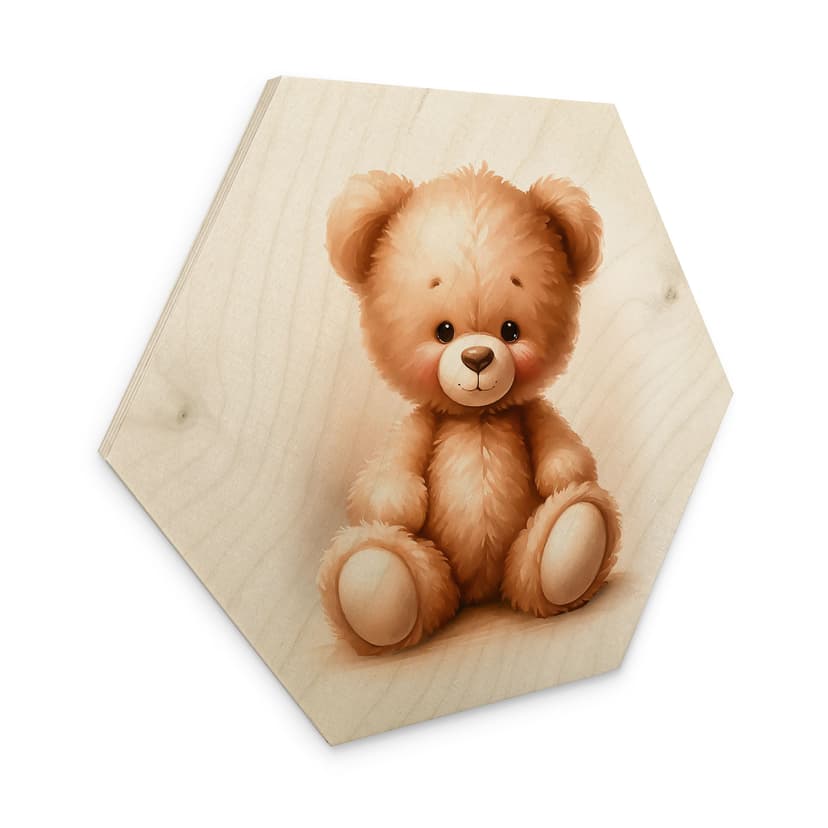 Esagono in legno Piccolo orsacchiotto - Magnusson