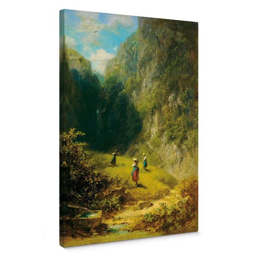 Spitzweg - Raccolta del fieno in alta montagna