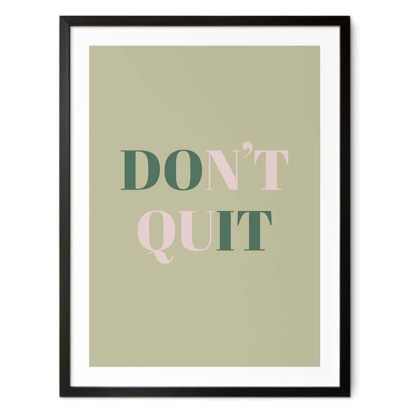Poster Don't Quit Do it