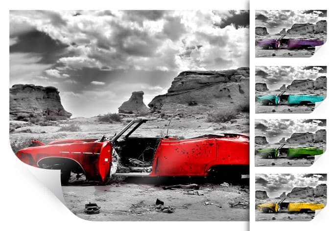 Poster - Cadillac rossa