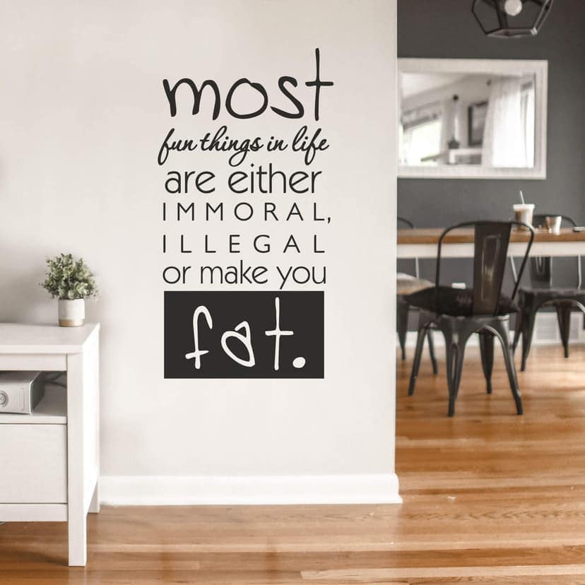 Adesivo murale - Most fun things in life...