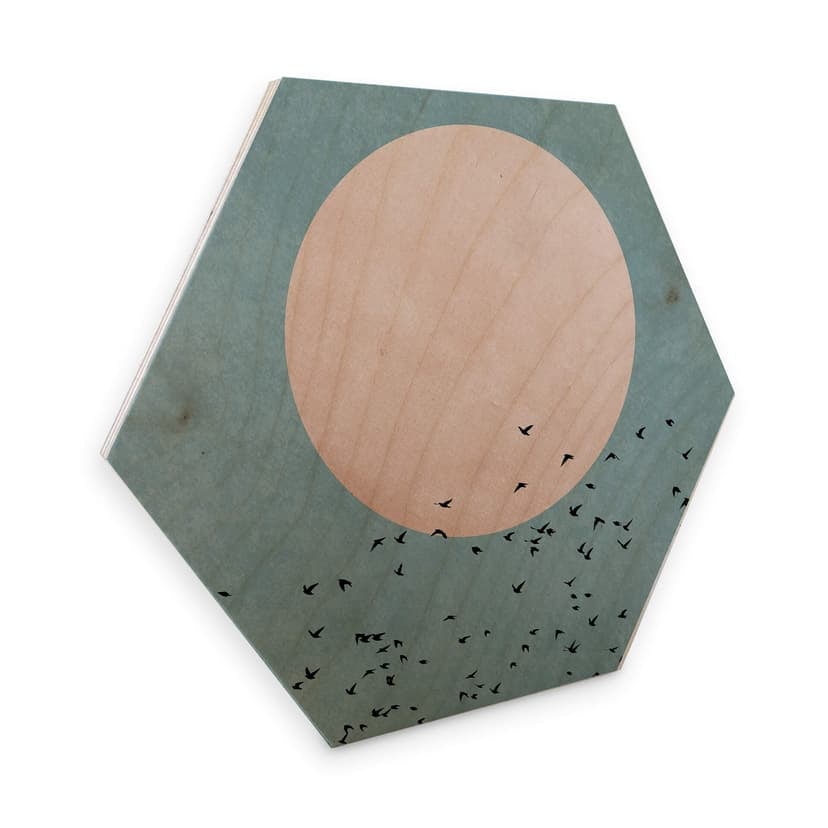 Esagoni in legno Kubistika - Chiaro di luna