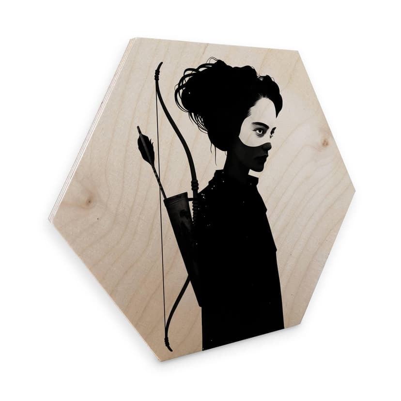 Esagoni in legno Ireland - Four of Heart