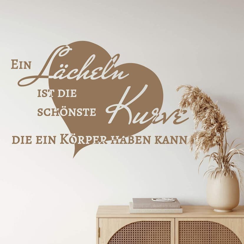 Adesivo murale - Ein Lächeln