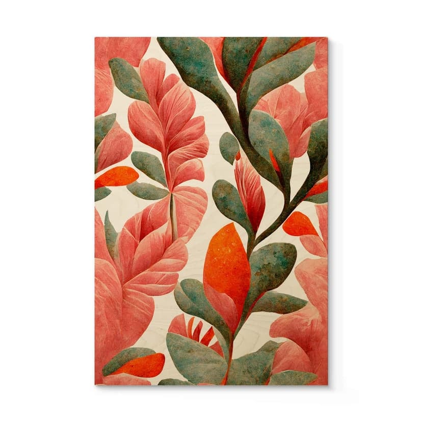 Stampa su legno Treechild - Indian Rose
