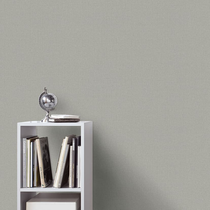 Carta da parati in tessuto non tessuto WOVEN Elle Decoration 4, grigio
