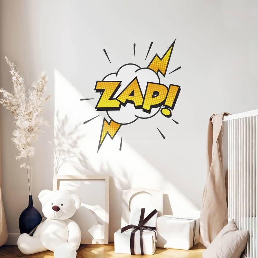 Adesivo murale - espressione di suono dei fumetti - ZAP!