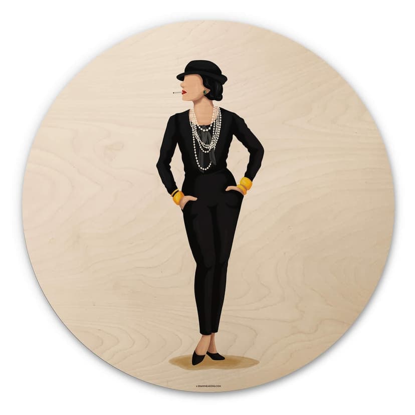 Stampa su legno Tohmé - Coco - Rotondo