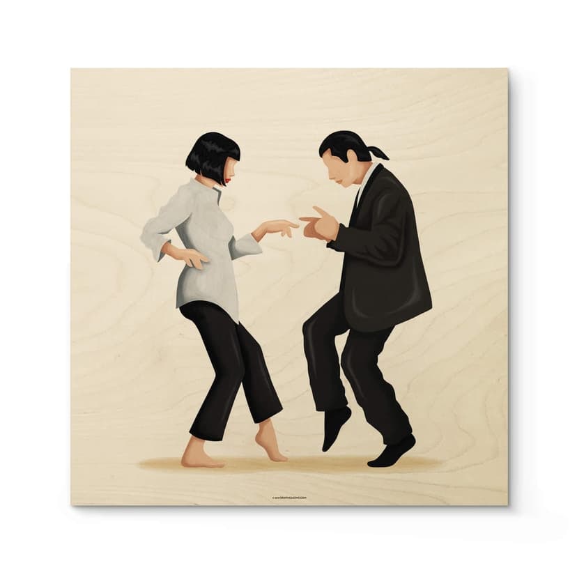 Stampa su legno Tohmé - Pulp Fiction