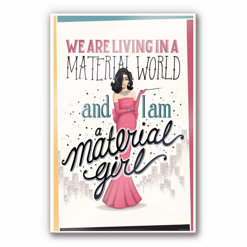 Stampa su vetro acrilico Tohmé - Material Girl