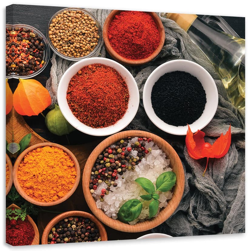 Stampe su tela, Spezie aromatiche per la cucina
