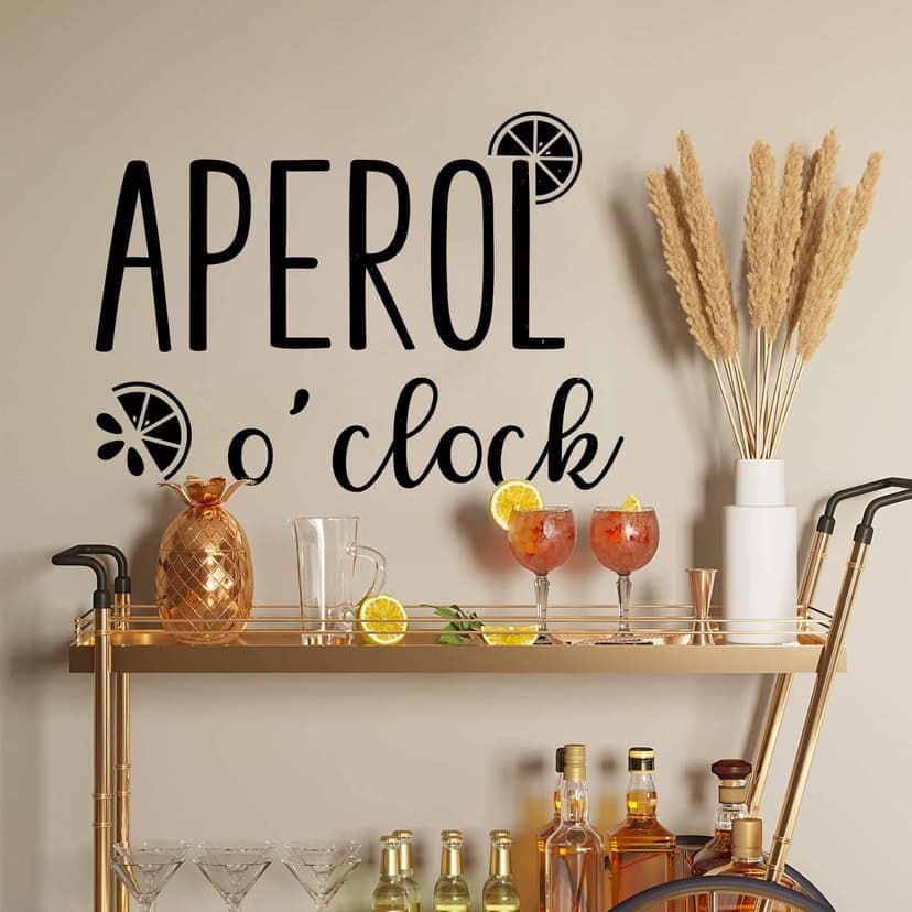 Adesivo murale Aperol o'clock