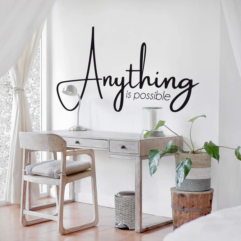 Adesivo murale - Anything is possible