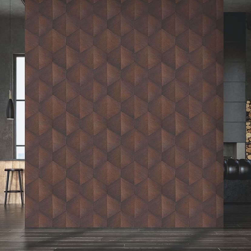 Carta da parati 3D, carta da parati con motivi Fashion for Walls 4 di Guido Maria Kretschmer bronzo