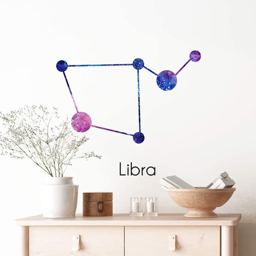 Adesivo murale zodiaco Libra - Bilancia