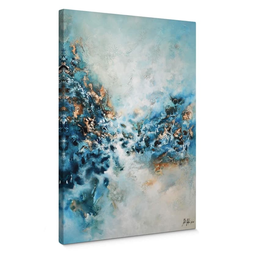 Stampa su tela Fedrau - Miracolo blu