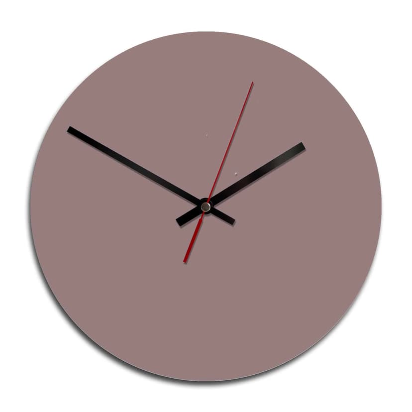 Orologio in legno - Mauve