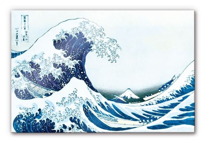 Stampa su vetro acrilico Hokusai - La grande onda