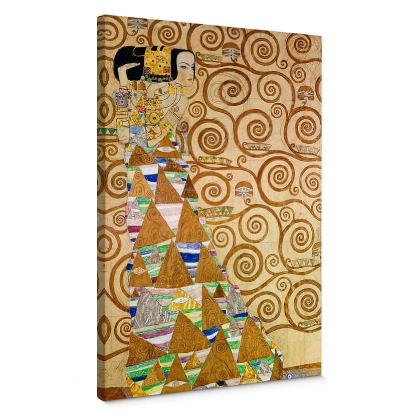 Stampa su tela - Klimt - L’attesa