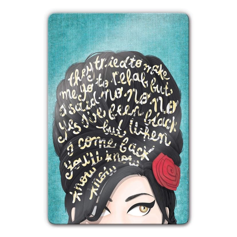 Stampa su vetro Tohmé - Amy Winehouse: Rehab
