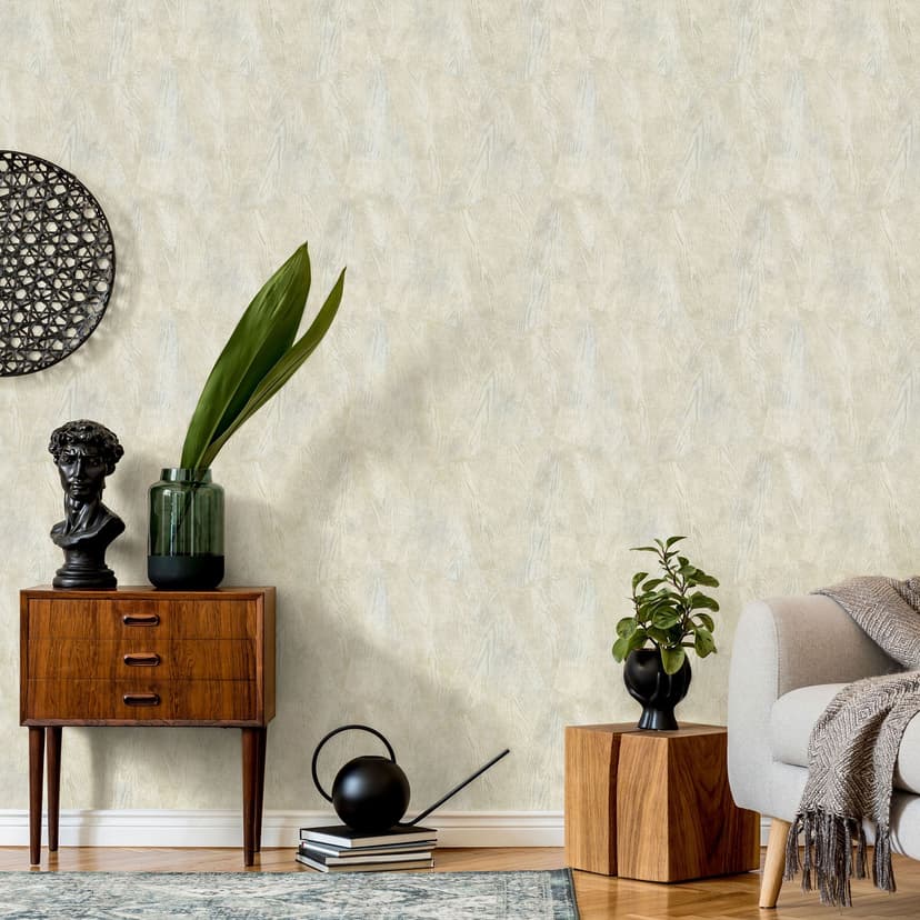 Carta da parati in legno Opus beige