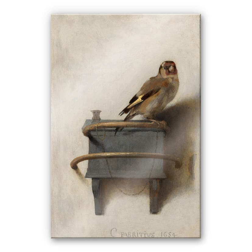 Stampa su vetro acrilico Fabritius - Il cardellino