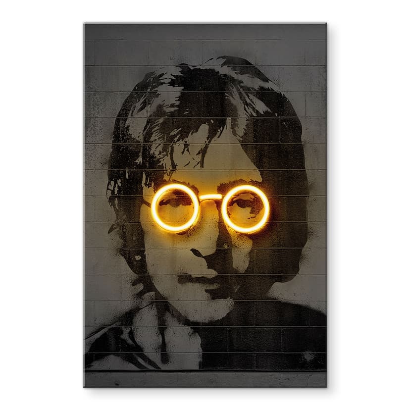 Stampa su vetro acrilico John Lennon - Mielu