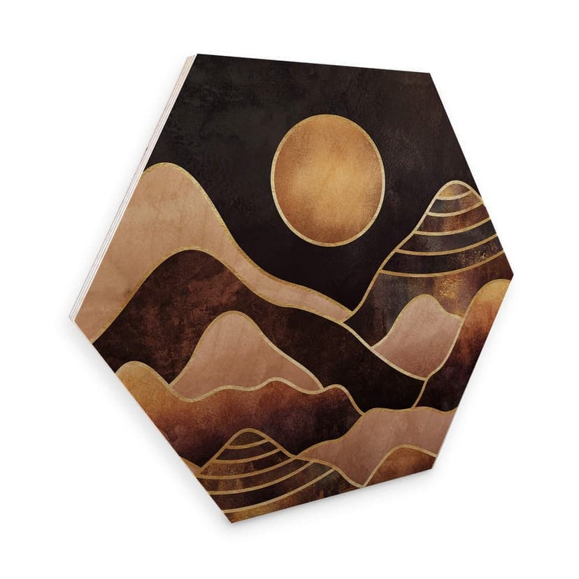 Esagoni in legno Fredriksson - Tramonto